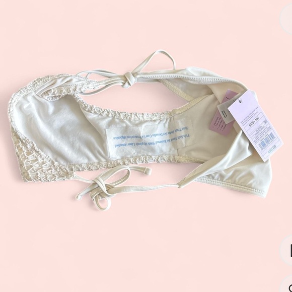 Wild Fable Cream Bikini With Adjustable Strings Size M(8-10) - Picture 3 of 6